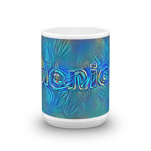 Glenice Mug Night Surfing 15oz front view