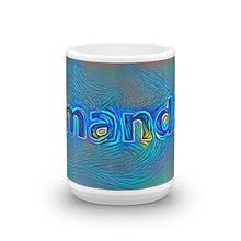 Load image into Gallery viewer, Amandla Mug Night Surfing 15oz front view