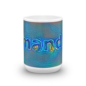 Amandla Mug Night Surfing 15oz front view