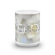Load image into Gallery viewer, Mason Mug Victorian Fission 15oz front view