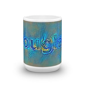 Douglas Mug Night Surfing 15oz front view