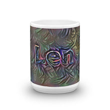 Load image into Gallery viewer, Len Mug Dark Rainbow 15oz front view