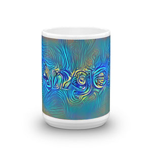 Angel Mug Night Surfing 15oz front view