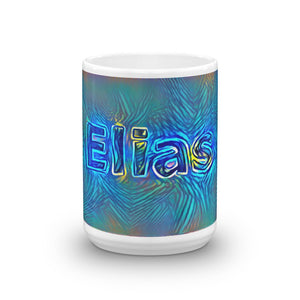 Elias Mug Night Surfing 15oz front view