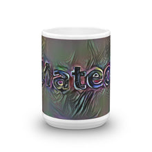 Load image into Gallery viewer, Mateo Mug Dark Rainbow 15oz front view