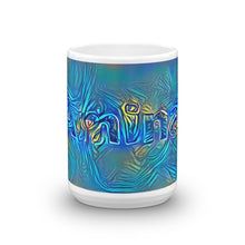 Load image into Gallery viewer, Amina Mug Night Surfing 15oz front view