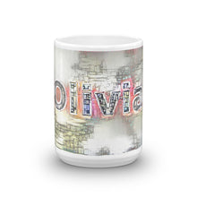 Load image into Gallery viewer, Olivia Mug Ink City Dream 15oz front view