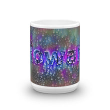 Load image into Gallery viewer, Rowan Mug Wounded Pluviophile 15oz front view
