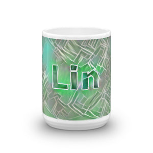 Lin Mug Nuclear Lemonade 15oz front view