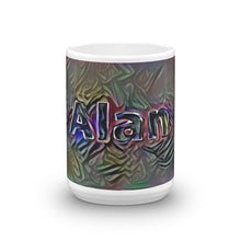 Load image into Gallery viewer, Alan Mug Dark Rainbow 15oz front view