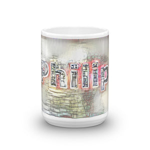 Philip Mug Ink City Dream 15oz front view