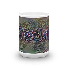 Load image into Gallery viewer, Todd Mug Dark Rainbow 15oz front view