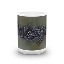 Load image into Gallery viewer, Aleah Mug Charcoal Pier 15oz front view