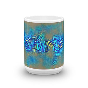 Chris Mug Night Surfing 15oz front view