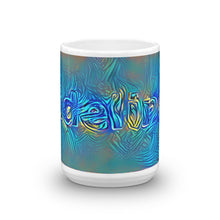 Load image into Gallery viewer, Adeline Mug Night Surfing 15oz front view