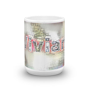 Vivian Mug Ink City Dream 15oz front view