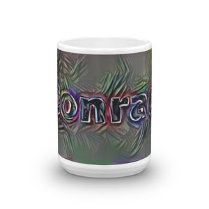 Conrad Mug Dark Rainbow 15oz front view