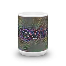 Load image into Gallery viewer, Kevin Mug Dark Rainbow 15oz front view