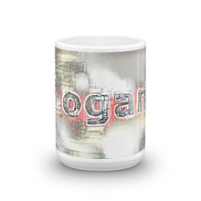 Load image into Gallery viewer, Logan Mug Ink City Dream 15oz front view