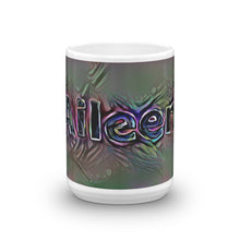 Load image into Gallery viewer, Aileen Mug Dark Rainbow 15oz front view