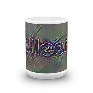 Aileen Mug Dark Rainbow 15oz front view