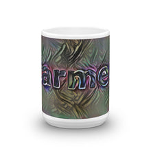 Load image into Gallery viewer, Carmen Mug Dark Rainbow 15oz front view