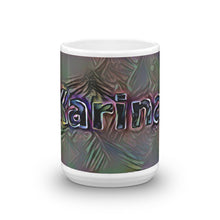 Load image into Gallery viewer, Karina Mug Dark Rainbow 15oz front view