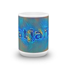 Load image into Gallery viewer, Tatjana Mug Night Surfing 15oz front view