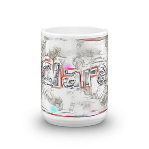 Clara Mug Frozen City 15oz front view