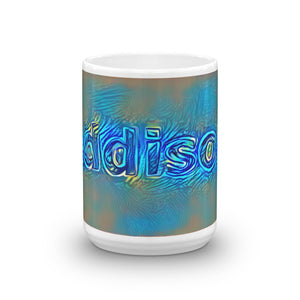 Addison Mug Night Surfing 15oz front view