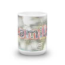 Load image into Gallery viewer, Camila Mug Ink City Dream 15oz front view