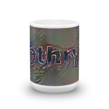 Load image into Gallery viewer, Kathryn Mug Dark Rainbow 15oz front view