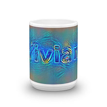 Load image into Gallery viewer, Vivian Mug Night Surfing 15oz front view