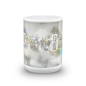 David Mug Victorian Fission 15oz front view