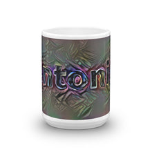 Load image into Gallery viewer, Antonio Mug Dark Rainbow 15oz front view