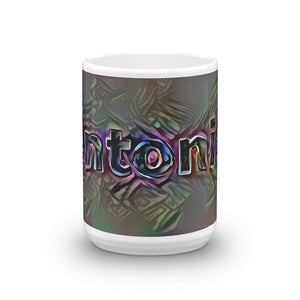 Antonio Mug Dark Rainbow 15oz front view