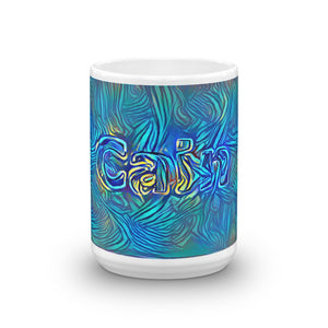 Cain Mug Night Surfing 15oz front view