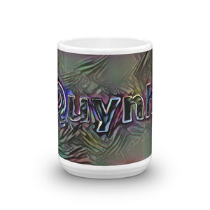 Quynh Mug Dark Rainbow 15oz front view