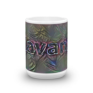 Havana Mug Dark Rainbow 15oz front view