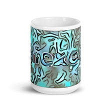 Load image into Gallery viewer, Alexey Mug Insensible Camouflage 15oz front view