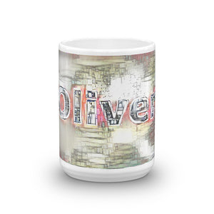 Oliver Mug Ink City Dream 15oz front view