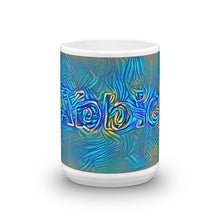 Load image into Gallery viewer, Abbie Mug Night Surfing 15oz front view