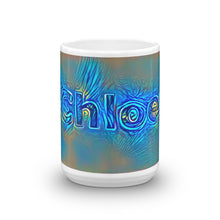 Load image into Gallery viewer, Chloe Mug Night Surfing 15oz front view