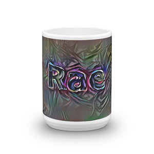 Rae Mug Dark Rainbow 15oz front view
