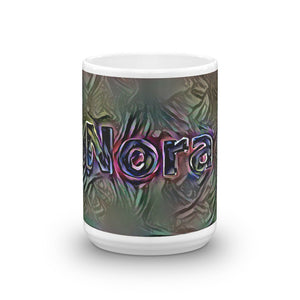 Nora Mug Dark Rainbow 15oz front view