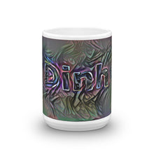 Load image into Gallery viewer, Dinh Mug Dark Rainbow 15oz front view