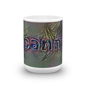 Joanna Mug Dark Rainbow 15oz front view