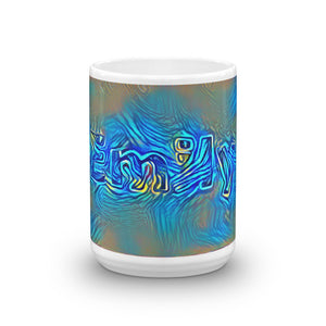 Emily Mug Night Surfing 15oz front view