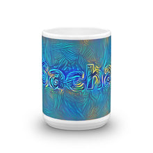 Load image into Gallery viewer, Sacha Mug Night Surfing 15oz front view
