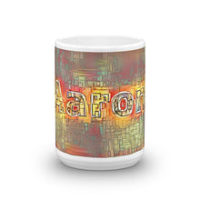 Load image into Gallery viewer, Aaron Mug Transdimensional Caveman 15oz front view